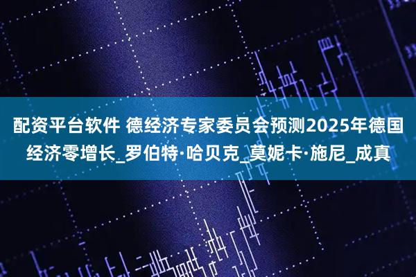 配资平台软件 德经济专家委员会预测2025年德国经济零增长_罗伯特·哈贝克_莫妮卡·施尼_成真