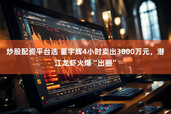 炒股配资平台选 董宇辉4小时卖出3800万元，潜江龙虾火爆“出圈”