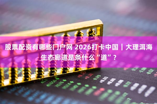 股票配资有哪些门户网 2026打卡中国|大理洱海生态廊道是条什么“道”?